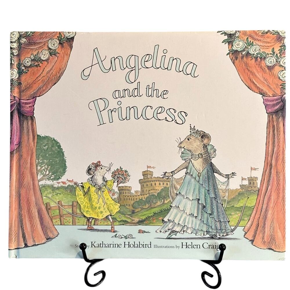 Vintage 2000 Angelina and the Princess Book by Katharine Holabird, Hardcover
